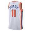Camiseta Hombre NBA New York Knicks Jalen Brunson 2024-25 Nike City Edition Blanco Swingman